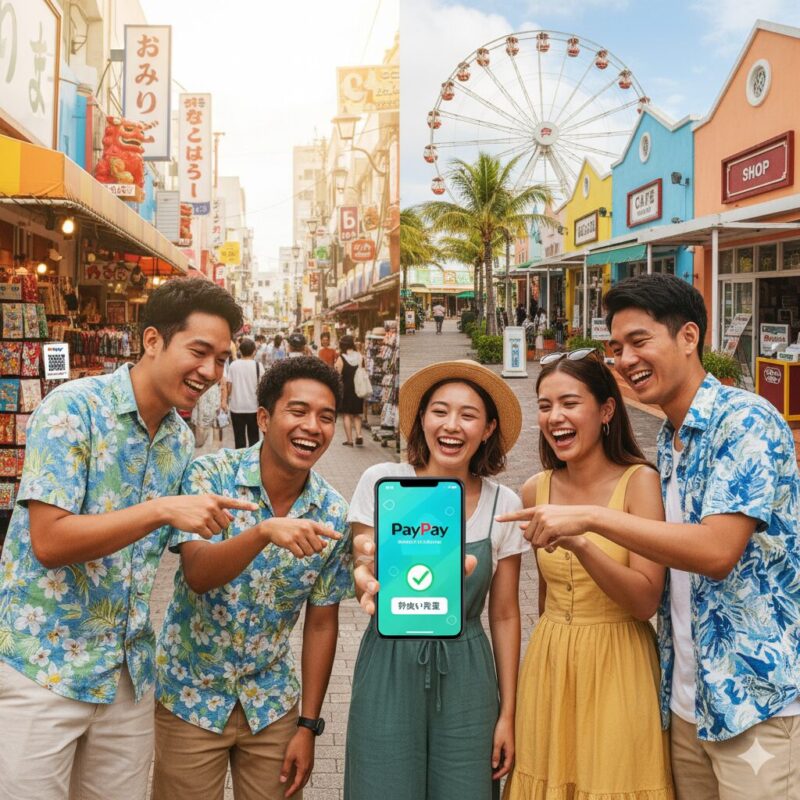沖縄旅行はPayPayでOK？国際通り・アメリカンビレッジでの普及率を解説